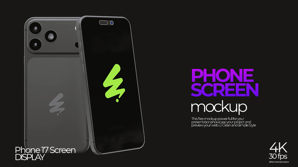 Photo of Phone 17 Mockup Screen – Videohive 60095151