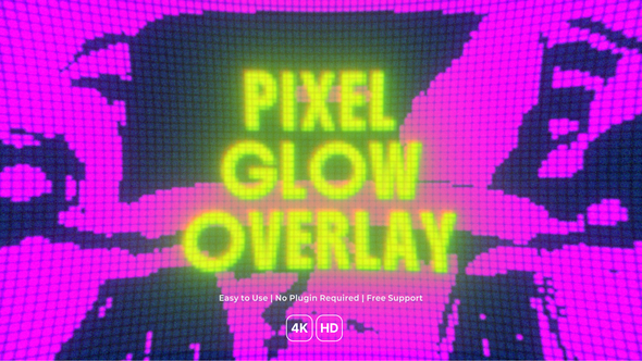 Photo of Pixel Glow Overlay – Videohive 60514359