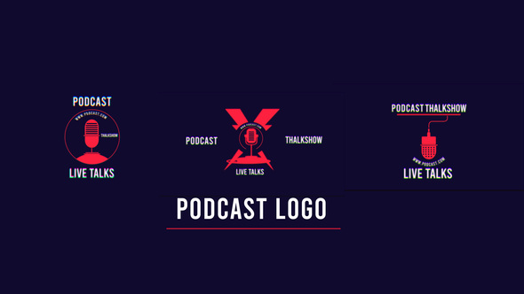 Photo of Podcast Logo 3 In 1 – Videohive 60099942