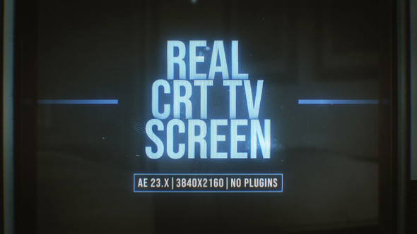 Photo of Real CRT TV Screen – Videohive 48302194