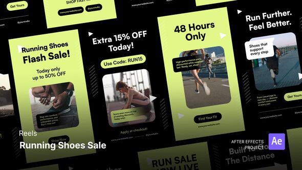 Photo of Reels – Running Shoes Sale After Effects Project Files – Videohive 60334359