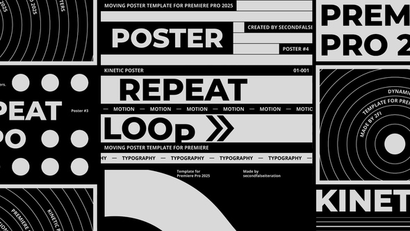 Photo of Repeat – Kinetic Posters | Premiere Pro – Videohive 60508251
