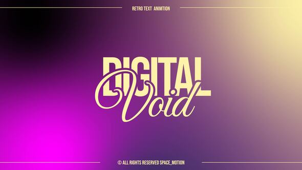Photo of Retro Text Animation | AE – Videohive 60154910