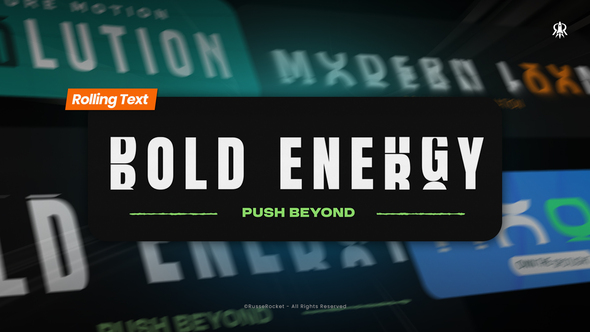Photo of Rolling Text Animation – Videohive 60167343