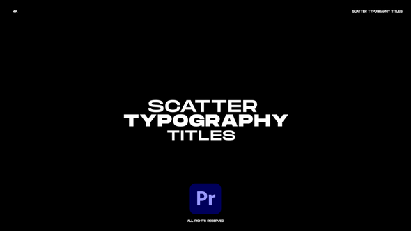 Photo of Scatter Typography Titles MOGRT – Videohive 60447106