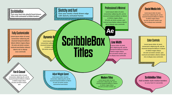 Photo of ScribbleBox Titles – Videohive 60153804