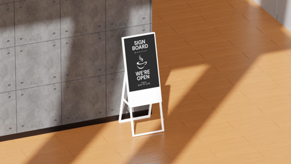 Photo of Sign Mockup – Videohive 60431275