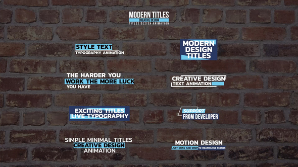 Photo of Simple And Minimal Titles – Videohive 60343890