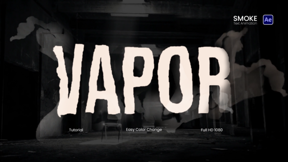Photo of Smoke Text Animations – Videohive 58527497