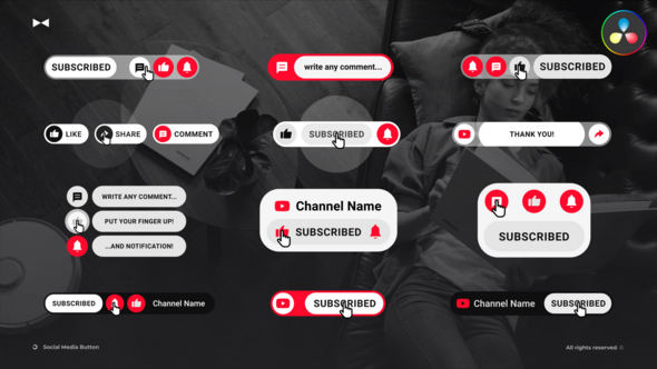 Photo of Social Media Buttons  DR – Videohive 60363641