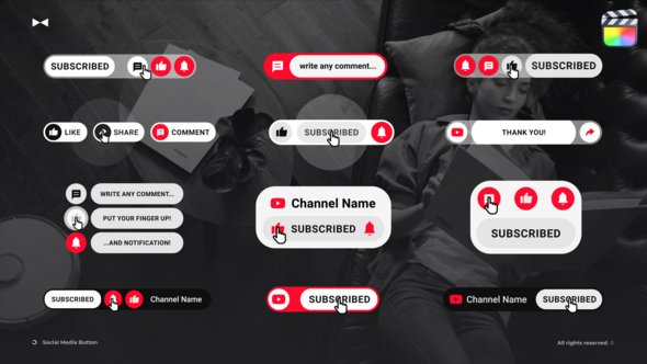 Photo of Social Media Buttons  FCPX – Videohive 60363586