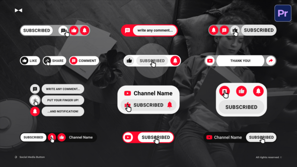 Photo of Social Media Buttons  PP – Videohive 60363832