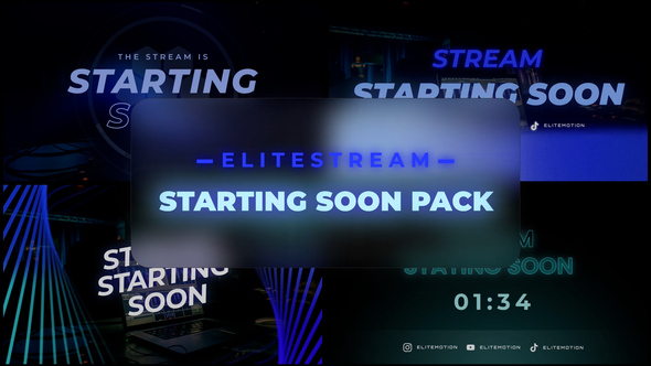 Photo of Stream Starting Soon Pack – Videohive 60543770