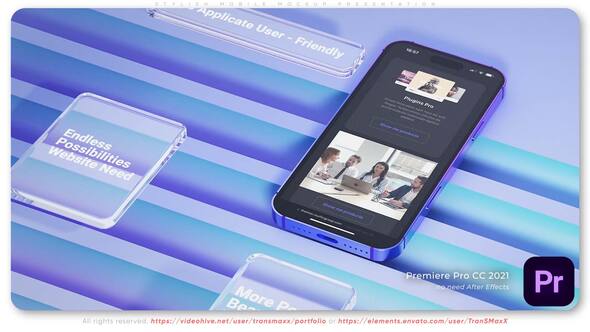 Photo of Stylish Mobile Mockup – Adobe Premiere Presentation – Videohive 60156248