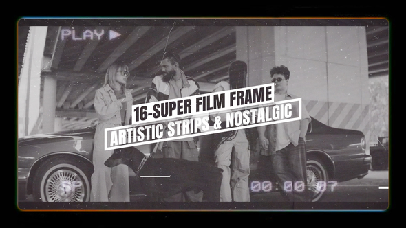 Photo of Super Film Frame Collection – Artistic Film Strips & Nostalgic Style For FCPX – Videohive 60271795