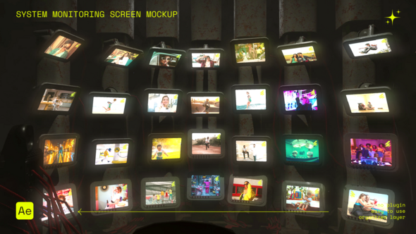 Photo of System Monitoring Screen Mockup – Videohive 60156365