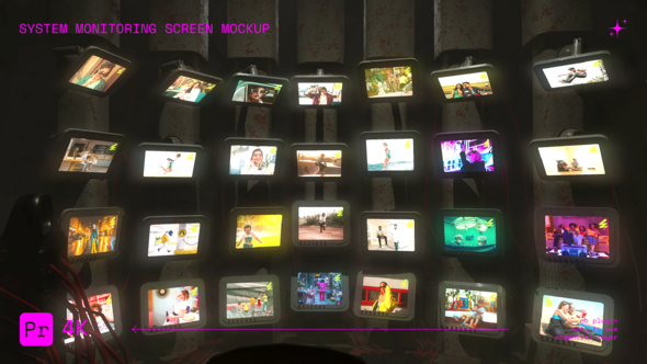 Photo of System Monitoring Screen Mockup – Videohive 60506499