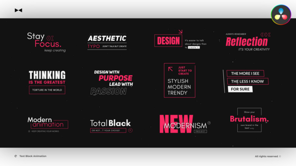 Photo of Text Block Animation  DR – Videohive 60295422