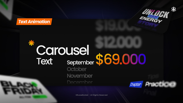 Photo of Text Carousel – Videohive 60033617