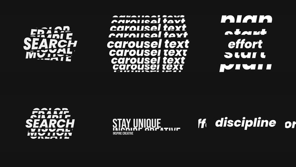 Photo of Text Carousel – Videohive 60074122