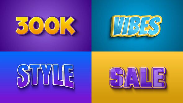 Photo of Text Effect – 3D Style 01 – Videohive 60362479