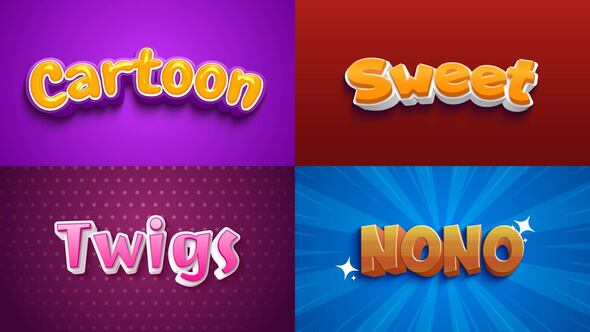 Photo of Text Effect – Cartoon Style 01 – Videohive 60469412
