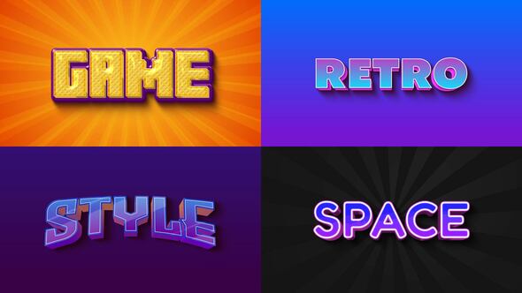 Photo of Text Effect – Retro Style 01 – Videohive 60516773