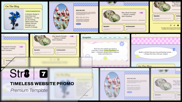 Photo of Timeless Website Promo – Videohive 60204999