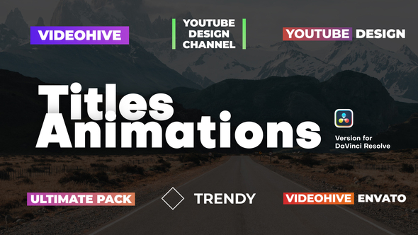 Photo of Titles Animations | DaVinci Resolve – Videohive 60095306