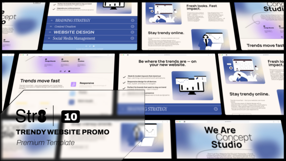 Photo of Trendy Website Promo – Videohive 60293612