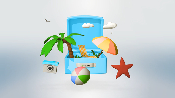 Photo of Tropical Travel Logo – Videohive 60438934