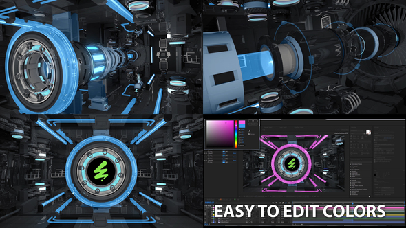Photo of Turbine Particle Accelerator Logo – Videohive 60116163