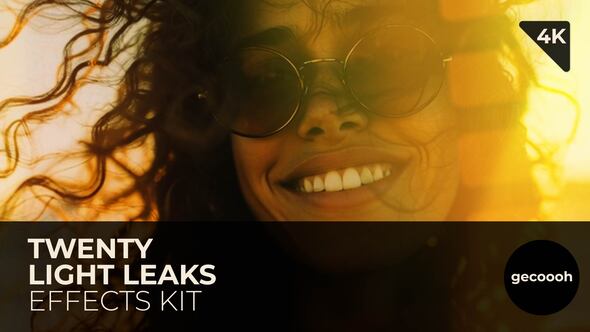Photo of Twenty Light Leak Effects Kit – 4K UHD Remastered | Cinematic Overlays Pack – Videohive 710936