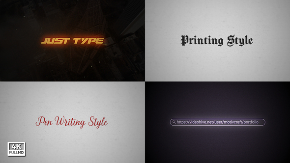Photo of Typewriter Title – Videohive 60499792