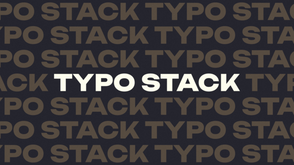 Photo of TYPO STACK – Videohive 60363836