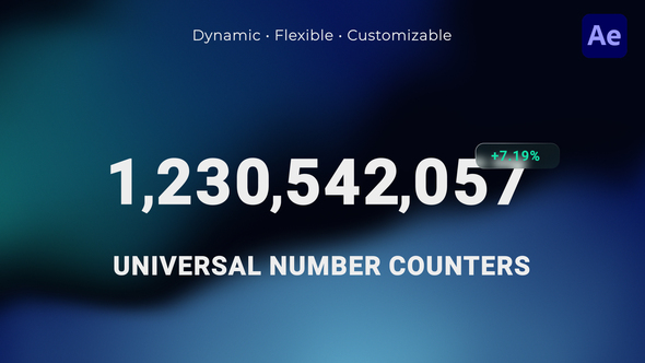 Photo of Universal Number Counters – Videohive 60543604