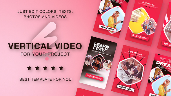 Photo of Verical Reel Red – Videohive 60484860