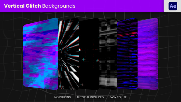 Photo of Vertical Glitch Backgrounds – Videohive 60150408