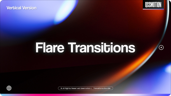 Photo of Vertical Lens Flare Transitions – Videohive 60363923