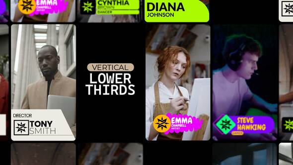 Photo of Vertical Lower Thirds – Videohive 59716536
