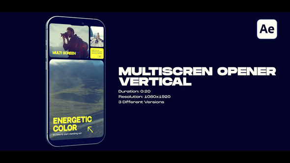 Photo of Vertical Multiscreen Opener – Videohive 60037075