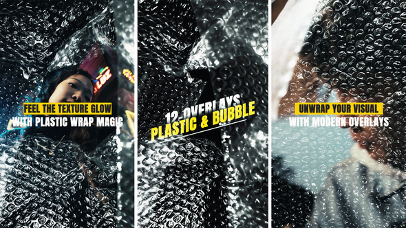 Photo of Vertical Plastic & Bubble Wrap Overlays – Videohive 60399838