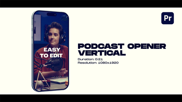 Photo of Vertical Podcast Opener – Videohive 60139252