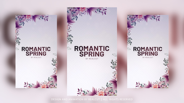 Photo of Vertical Romantic Spring – Videohive 60283453