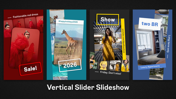 Photo of Vertical Slider Slideshow – Videohive 59985340