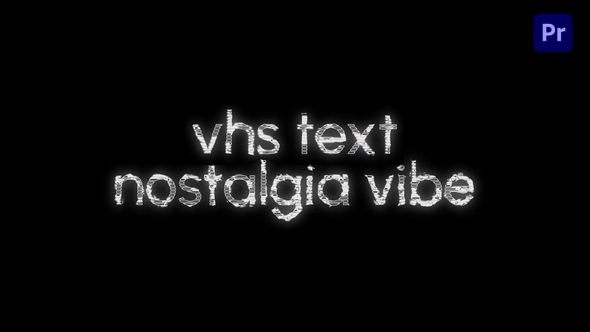 Photo of VHS Text Animations – Videohive 60182912