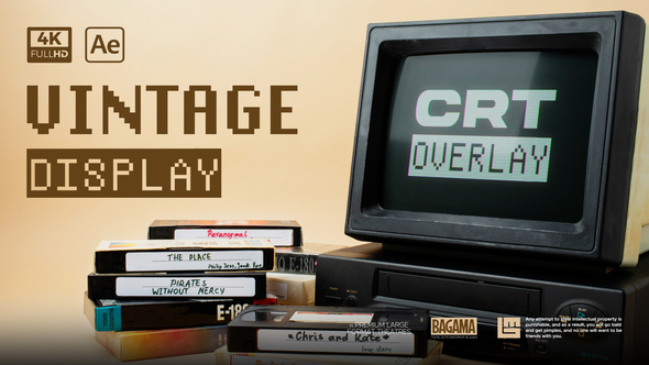 Photo of Vintage CRT Overlay – Videohive 60400290