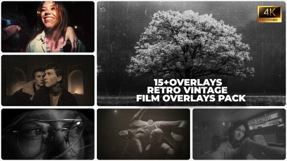 Photo of Vintage Film Overlays Retro Grain Scratches Cinematic FX For Premiere Pro – Videohive 60546770
