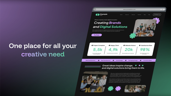 Photo of Website Promo – Videohive 60175426