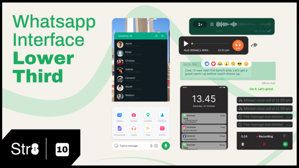 Photo of Whatsapp Interface Lower Third – Videohive 60035299